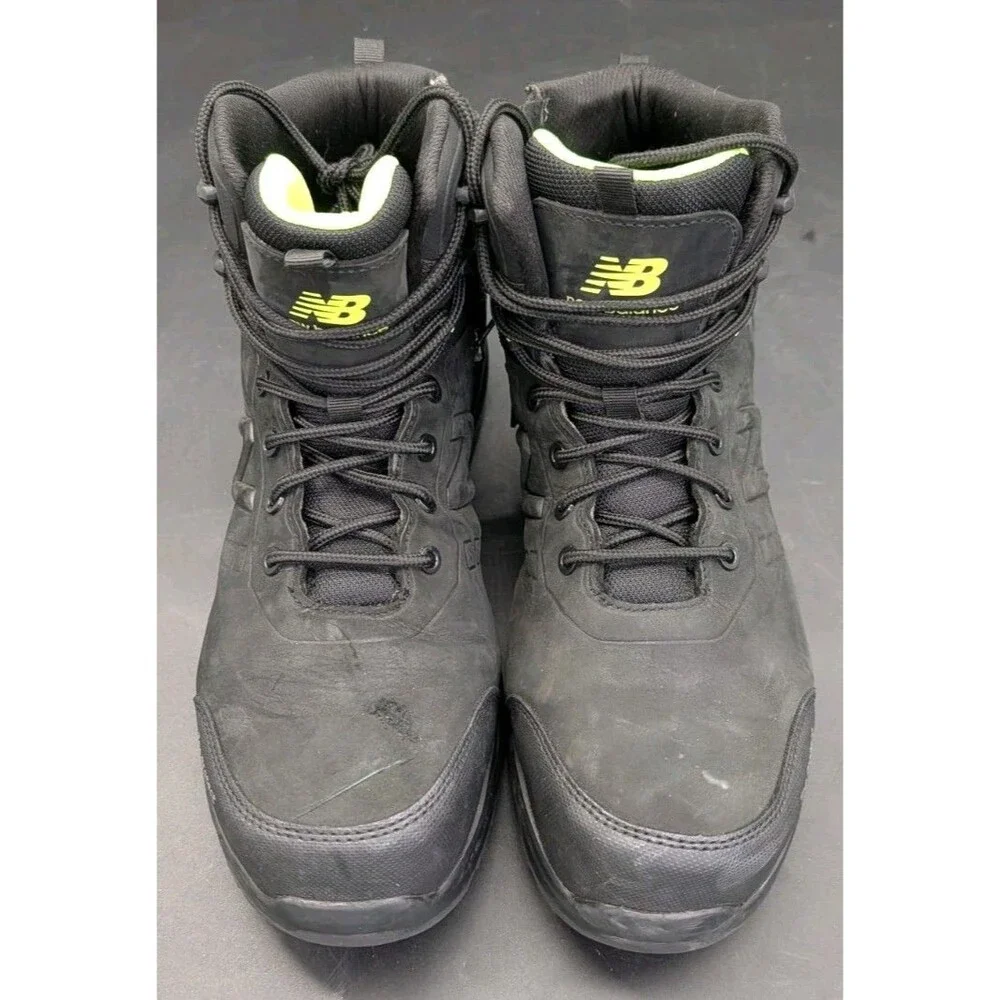 New Balance Industrial Work Boots Size 13 2E Wide Steel Toe Black Mid